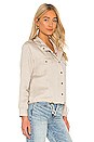 view 3 of 5 BLOUSON COLLINS in White Mini Cheetah