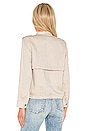 view 4 of 5 BLOUSON COLLINS in White Mini Cheetah