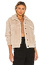 view 1 of 4 Trucker Sherpa Jacket in Cream