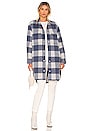 view 1 of 3 Jaro Coat in Blue Buffalo Check