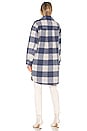 view 3 of 3 Jaro Coat in Blue Buffalo Check
