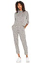 view 4 of 4 PANTALON DEVON in Melange Grey Leopard