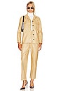 view 4 of 4 PANTALON DROIT JO in Cafe