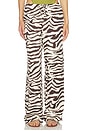 view 1 of 6 PANTALÓN DAMANI in Espresso Zebra