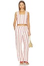 view 5 of 6 PANTALON EMMIE in Primavera Stripe