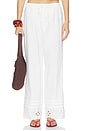 view 1 of 6 PANTALÓN LYDIA in White
