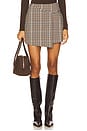view 1 of 6 Nial Skirt in Mocha Check