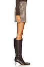 view 2 of 6 Nial Skirt in Mocha Check