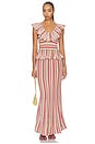 view 5 of 6 FALDA NARI in Havana Stripe