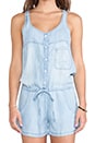 view 5 of 5 COMBISHORT SANS MANCHES LILY in Vintage Wash