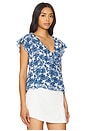view 2 of 4 Carmine Blouse in Chambray Floral