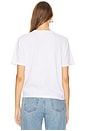 view 3 of 4 Cotton Cashmere Short Sleeve Tee in White