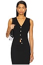 view 1 of 4 Rosa Vest in Black