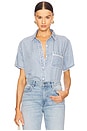 view 1 of 4 Lea Top in Medium Cloud Wash