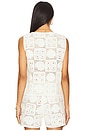 view 3 of 4 x LSPACE Paz Top in White Sea Shell Crochet