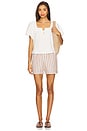 view 4 of 4 Casie Top in White