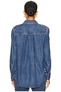 view 3 of 4 Atticus Top in Antique Blue