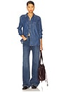 view 4 of 4 Atticus Top in Antique Blue
