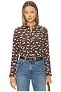 view 1 of 4 Kate Top in Ivory Horses