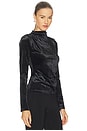 view 2 of 4 Joelle Velvet Top in Black