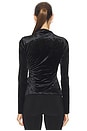 view 3 of 4 Joelle Velvet Top in Black