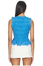 view 3 of 5 Martine Top in Harbor Blue