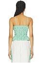 view 3 of 5 Makenna Top in Emerald Stripe