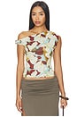 view 1 of 4 Orelia Top in Plumeria
