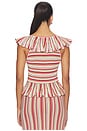 view 3 of 5 Carmelita Top in Havana Stripe