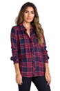 view 2 of 6 Hunter Button Down in Navy & Red