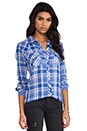 view 2 of 6 Kendra Button Down in Blue & Purple