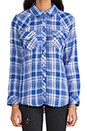 view 4 of 6 Kendra Button Down in Blue & Purple