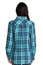 view 3 of 6 Kendra Button Down in Mint & Slate