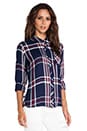 view 2 of 5 Hunter Button Down in Patriot & Red