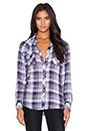 view 1 of 4 Kendra Button Down in Navy & White