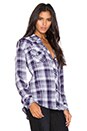 view 2 of 4 Kendra Button Down in Navy & White