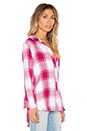 view 2 of 4 Hunter Button Down in Raspberry & White