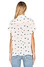 view 3 of 4 Whitney Button Up in White Butterfly