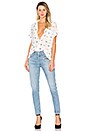 view 4 of 4 Whitney Button Up in White Butterfly