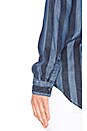 view 5 of 5 CHEMISE CARTER in Indigo Block Stripe