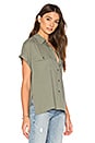 view 2 of 4 Brittany Button Up in Sage