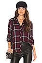 view 1 of 4 CHEMISE À CARREAUX GEMINI in Cranberry
