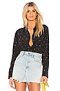 view 1 of 5 Kate Silk Button Down Blouse in Twinkle