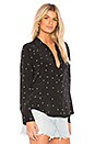 view 2 of 5 Kate Silk Button Down Blouse in Twinkle