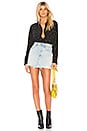 view 4 of 5 Kate Silk Button Down Blouse in Twinkle