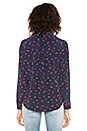 view 3 of 5 Kate Silk Button Down Blouse in L'Amour