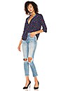 view 4 of 5 Kate Silk Button Down Blouse in L'Amour