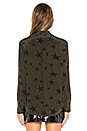 view 3 of 4 BLOUSE EN SOIE KATE in Sage & Black Stars