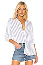 view 1 of 4 CHEMISE SYDNEY in Marine Stripe