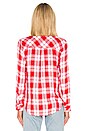 view 3 of 4 Hunter Button Down in Candy Apple & White